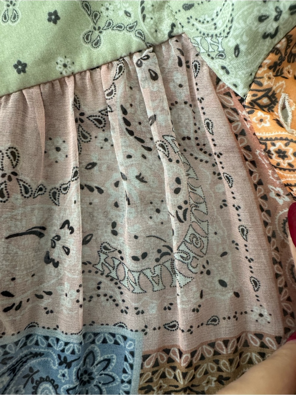 Zimmermann Pastel Patchwork Bandana Mini Dress - Picture 9 of 10